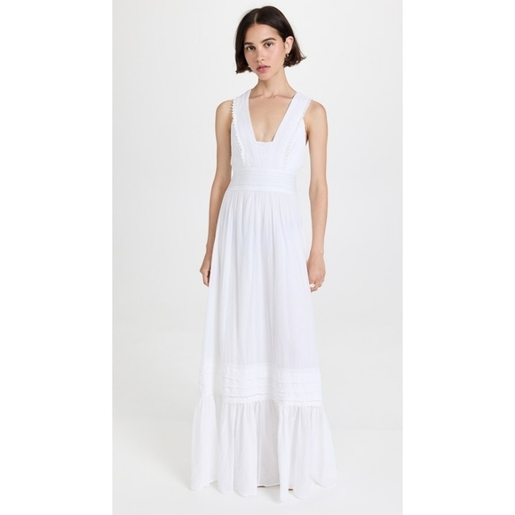 Ramy Brook Dresses & Skirts - NWT Ramy Brook Lulu White Cotton Crossback Dress Size 4